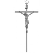 Krzyż wiszący 12.5cm nikiel