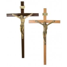 Krzyż wiszący 21cm drewno