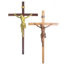 Krzyż wiszący 25cm/12,5cm drewno szeroki