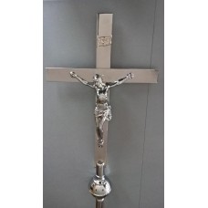 Krzyż procesyjno ołtarzowy 214cm  Stal Nierdzewna 